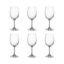 Set de Copas para Vino Bohemia Bruna 350ML 6 Piezas