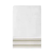Toalla de Baño Soho Retreat Stripes Collection TO2600RETSCAM 70 X 140 CM Blanco - Camel