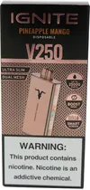 Vape Descartável Ignite V250 Pineapple Mango 25000 Puffs Rose