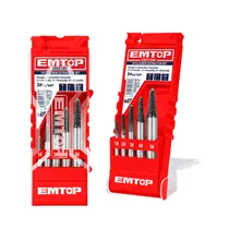 Kit de Extractores de Tornillos Emtop ESES1008 5 Piezas