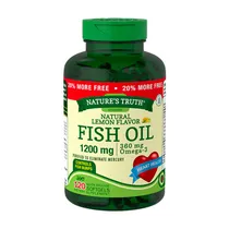 Fish Oil Nature's Truth 1200MG Omega 3 120 Softgels