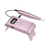 Maquina Drill e Lampada Uv Portatil 2 Em 1 Pink