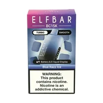 Pod Descartável Elf Bar BC15K Blue Razz Ice
