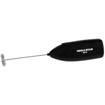 Mini Mixer Megastar GE12 A Pilha Sem Fio Batedor Inoxidavel - Preto