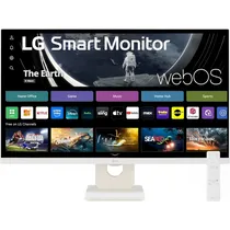 Monitor Smart LG 27SR50F-W Ips 27" FHD 60 HZ / 5 MS - Branco