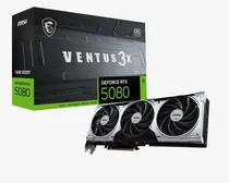 Placa de Vídeo 16GB Exp. GF-RTX5080 MSI Ventus 3X Oc Plus (912-V531-030)