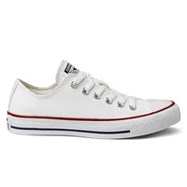 Calzado Converse Chuck Taylor Ox Cuero Blanco Unisex N 24 Cod:CT04500001
