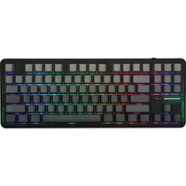Teclado Gamer Mecânico Aula F87 Pro 80% RGB Sem Fio Switch Space Crystal - Gradient (Inglês)