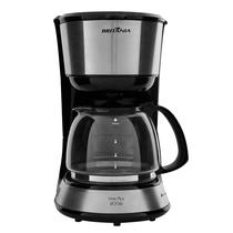 Cafeteira Eletrica Britania Inox Plus BCF36I - 750W - Ate 30 Xicaras - 110V - Preto