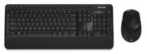 Teclado com Mouse Microsoft 3050 Wireless Ingles Preto - PP3-00001