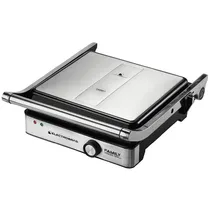 Sanduicheira e Grill Electrobras Press Grill EBPG-03 1.500 Watts 127V ~ 60HZ - Prata/Preta