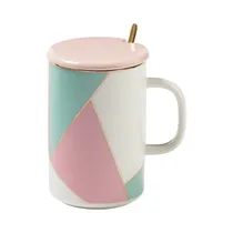 Taza Con Tapa Y Cuchara YL Cup 308185 390ML