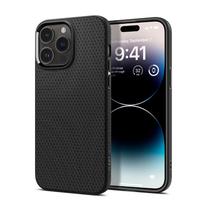 Capa para iPhone 14 Pro Spigen Liquid Air ACS04957 - Preto Fosco