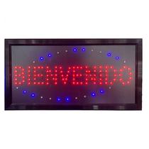 Letrero LED Luminoso Bienvenido