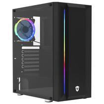 Gabinete Gamer Satellite 2101K e-ATX / 1 Cooler / RGB - Preto