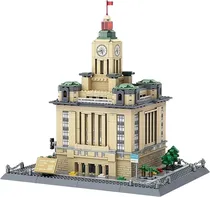 Blocos de Construção Customs House Shanghai Wange - 6231(1243 Peças)
