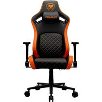 Cadeira de Escritorio Gamer Cougar Defensor 4D - Preto/Laranja