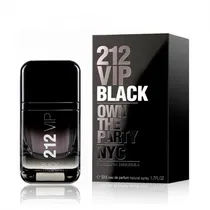Perfume Carolina Herrera 212 Vip Black Own The Party NYC Edp Masculino 50ML