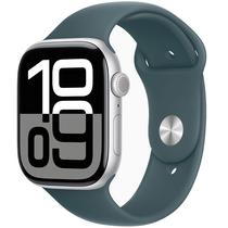 Apple Watch Series 10 46 MM/M/L MWX03LW A2999 GPS - Silver Aluminum/Lake Green Sport