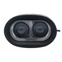 Farol de Milha LED Oval Lupa 2LEDS