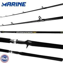 Marine Pesca Vara EVG3-C581MH Fibra de Carbono 15-30LB Negro