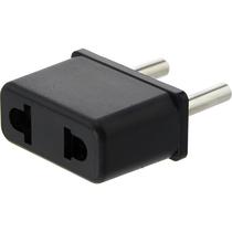 Adaptador de Tomada Americana para Satelite do Paraguai AZ-0003 Kit X 4 - Preto