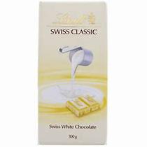 Lindt Chocolate Swiss Classic White Chocolate 100GR