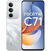 Celular Realme C71 RMX5303 Dual Sim de 128GB/4GB Ram de 6.67" 50MP/5MP - White Swan (Anatel)