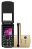 Celular Blu Zoey Flex 3G Z170L Dual Sim Tela 1.8&&#35;34; Dourado - Garantia 1 Ano No Brasil