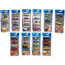 Mattel Vehiculos Hot Wheels Die Cast Basics Paquete de 5 Autos Plastico 3+ Multicolor