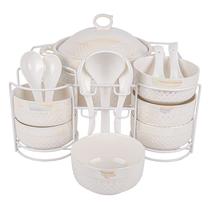 Jogo de Sopera de Porcelana 15PC.