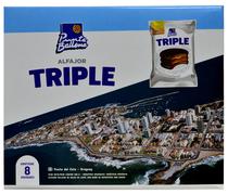 Chocolate Alfajor Punta Ballena Triple - 60G (8 Unidades)