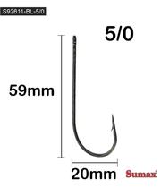 Sumax Pesca Anzuelo S92611-BL 100 Unidades Plateado