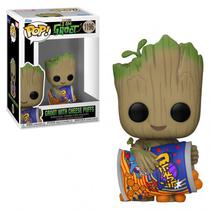 Funko Pop Marvel Iam Groot Groot W/Cheese Puffs 1196