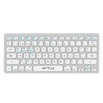 Teclado FTX FTXB1000/Bluetooth/Ultra Slim/Esp Plata