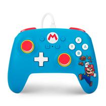 Controle Power A Enhanced Wired Brink Mario para Nintendo Switch - (PWA-A-06181)