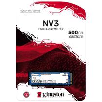 SSD Kingston SNV3S/500G - 500GB - 5000/3000MB/s - Nvme M.2