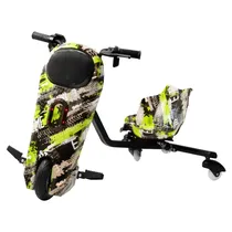Triciclo Elétrico Keen Robot - 8.5" - Bluetooth - LED - Recarregável - Verde Extreme