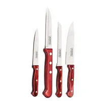 Juego de Cuchillos Tramontina T2119/781 4 Piezas Con Acabado de Madera