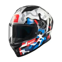 Capacete MT Helmets Stinger 2 Yozu A7 - Fechado - Tamanho M - Gloss