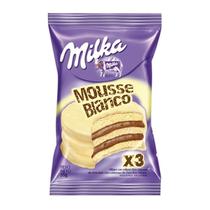 Alfajores Milka 55G Mousse Blanco X3