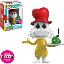 Funko Pop DR.Seuss Sam I AM Flocked *Ex* 05