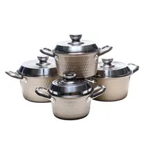 Jogo de Panela Inox com 4 Pç 18CM 20CM 22CM 24CM