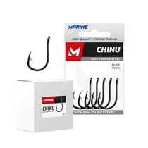 Marine Pesca Anzuelo Chinu Acero Inoxidable 2" Negro