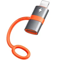 Adaptador Mcdodo OT0510 USB-C A Lightning - Cinza/Laranja