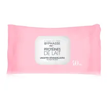 Lenço Demaquilante Byphasse Todo Tipo de Pele Milk 40 Unidades