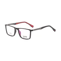 Armação para Óculos de Grau Visard 9111 C-7 Tam. 53-19-142MM - Preto/Vermelho