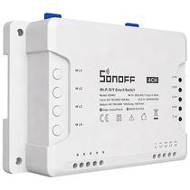 Interruptor Sem Fio Smart Sonoff 4CHR3 Wi-Fi/3500W - Branco