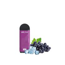 Refil Life Pod 8000 Puffs - Grape Ice