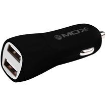 Carregador para Carro Mox MO-CC310 / 2 USB-A - Preto